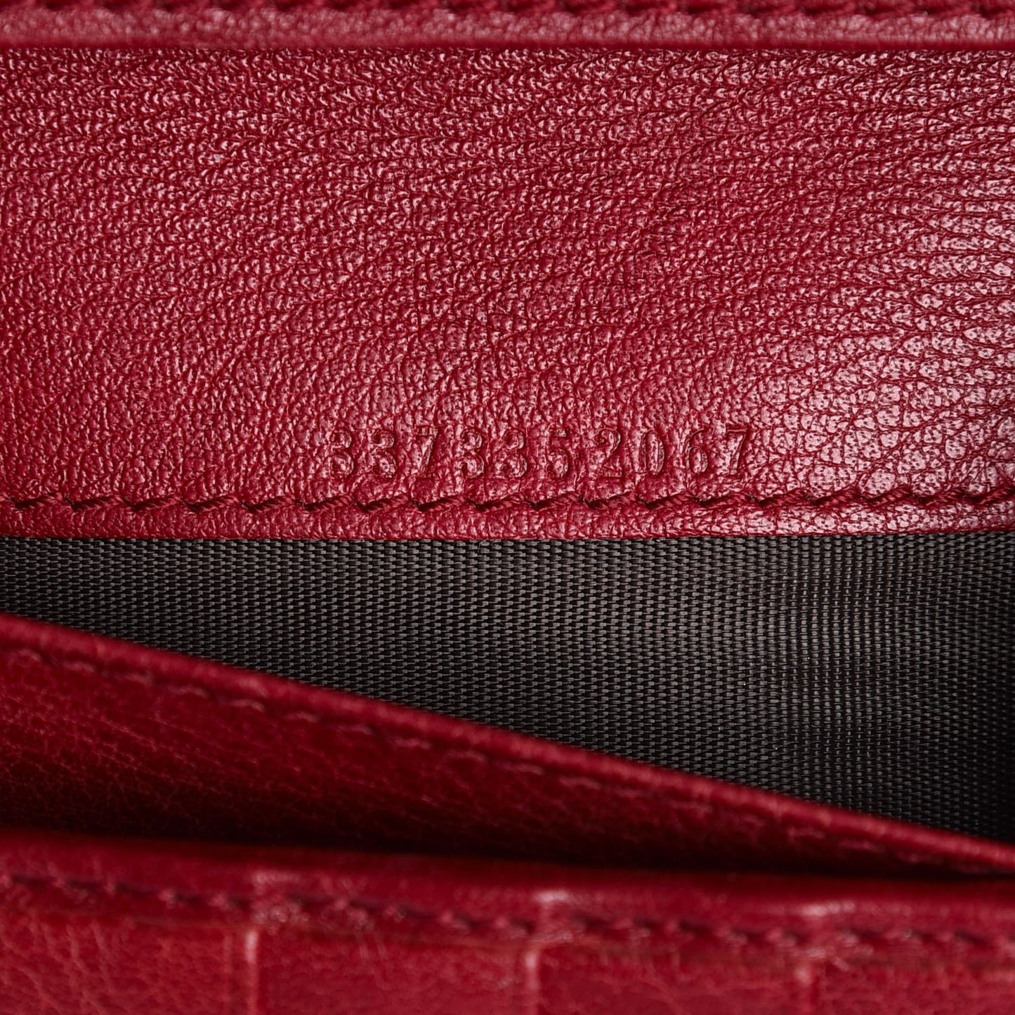 Monogram Miss GG Continental Wallet Red