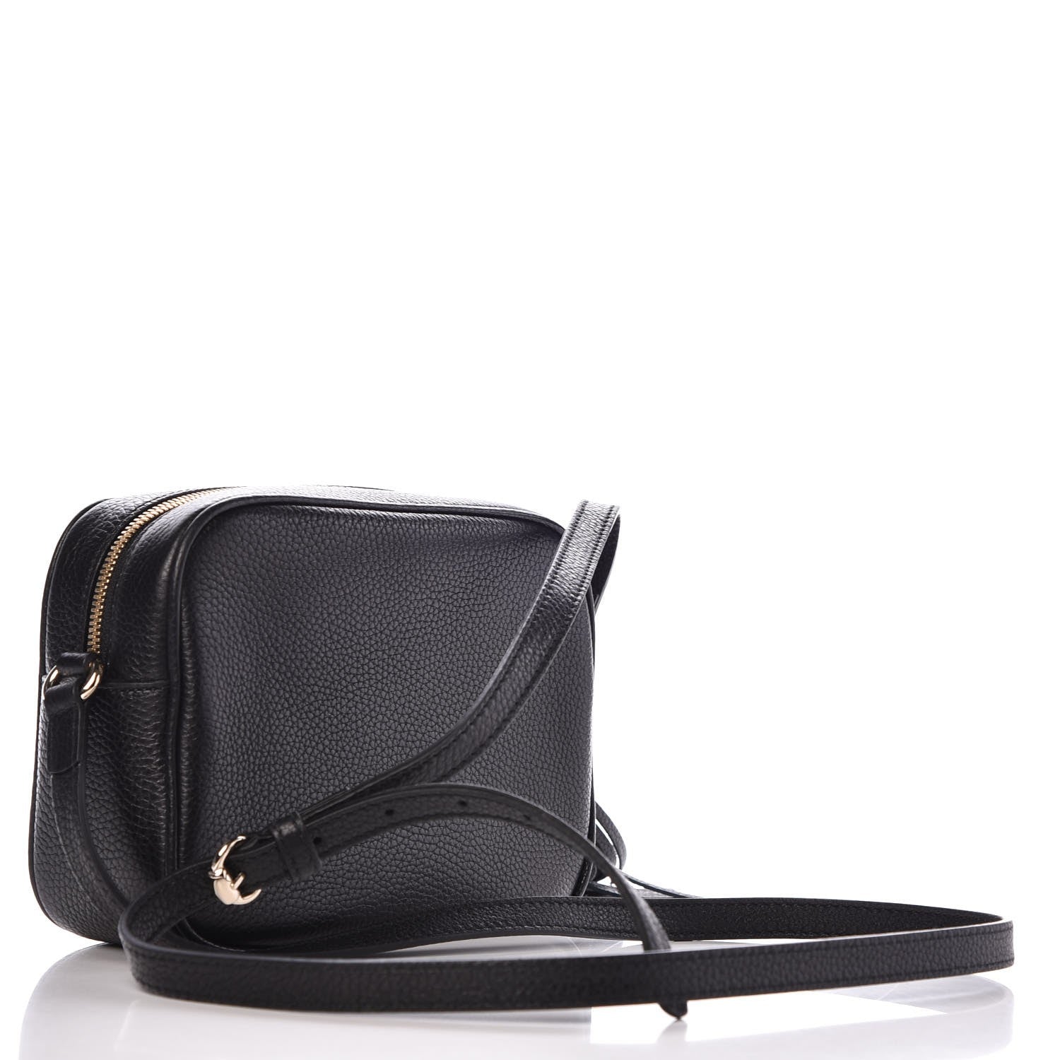 Gucci Pebbled Calfskin Small Soho Disco Bag Black 3 of 8