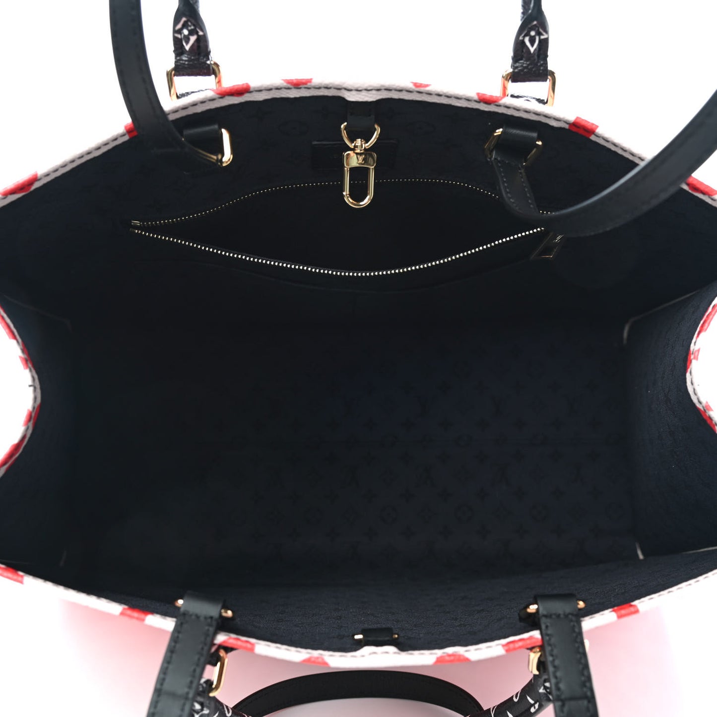 Monogram Giant Crafty Onthego GM Creme Rouge Black