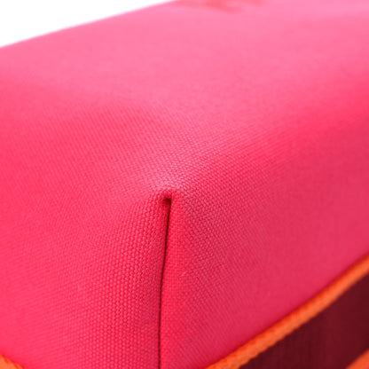 Hermes Canvas Small Bride-A-Brac Pouch Hibiscus 7 of 11