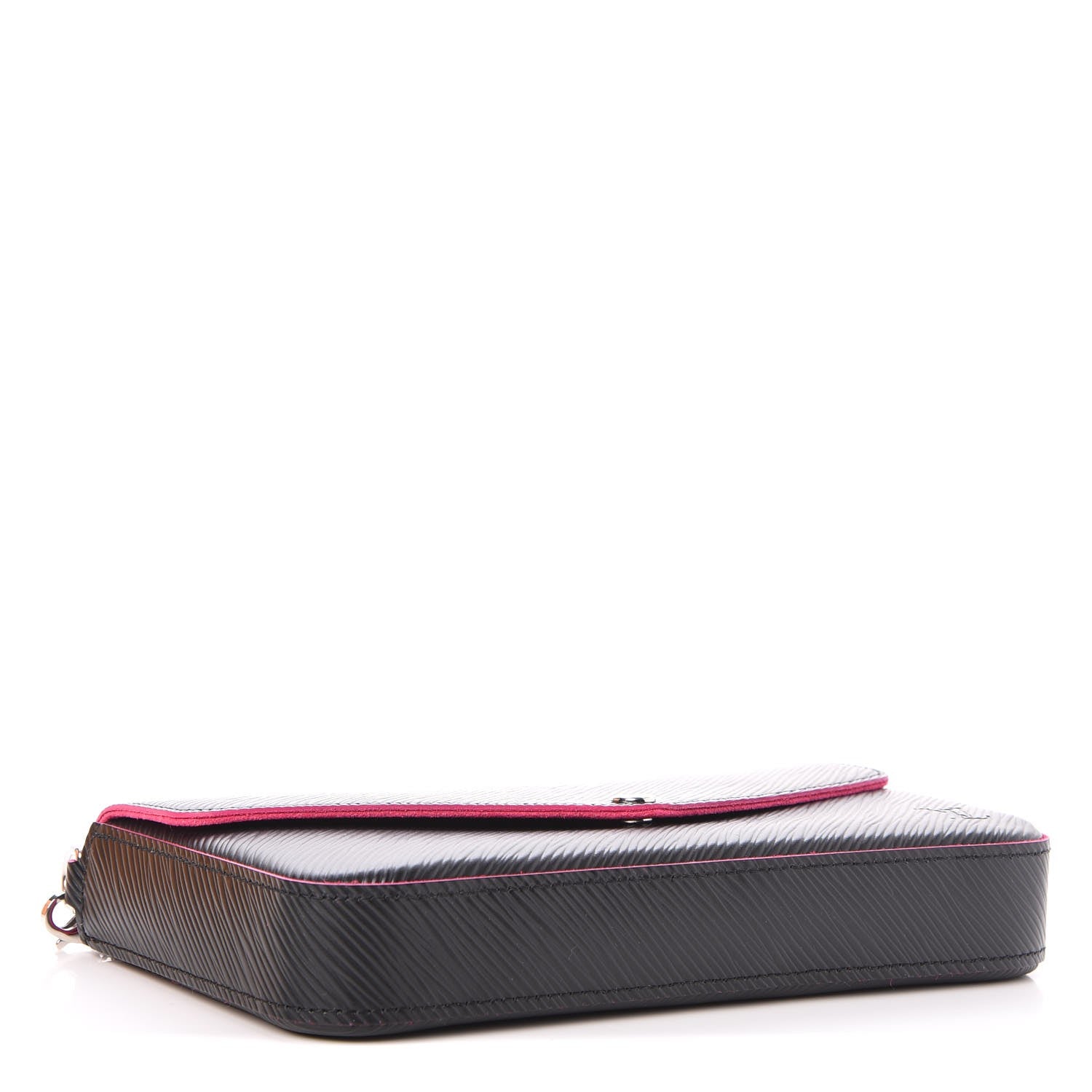 Louis Vuitton Epi Pochette Felicie Black Hot Pink 4 of 9