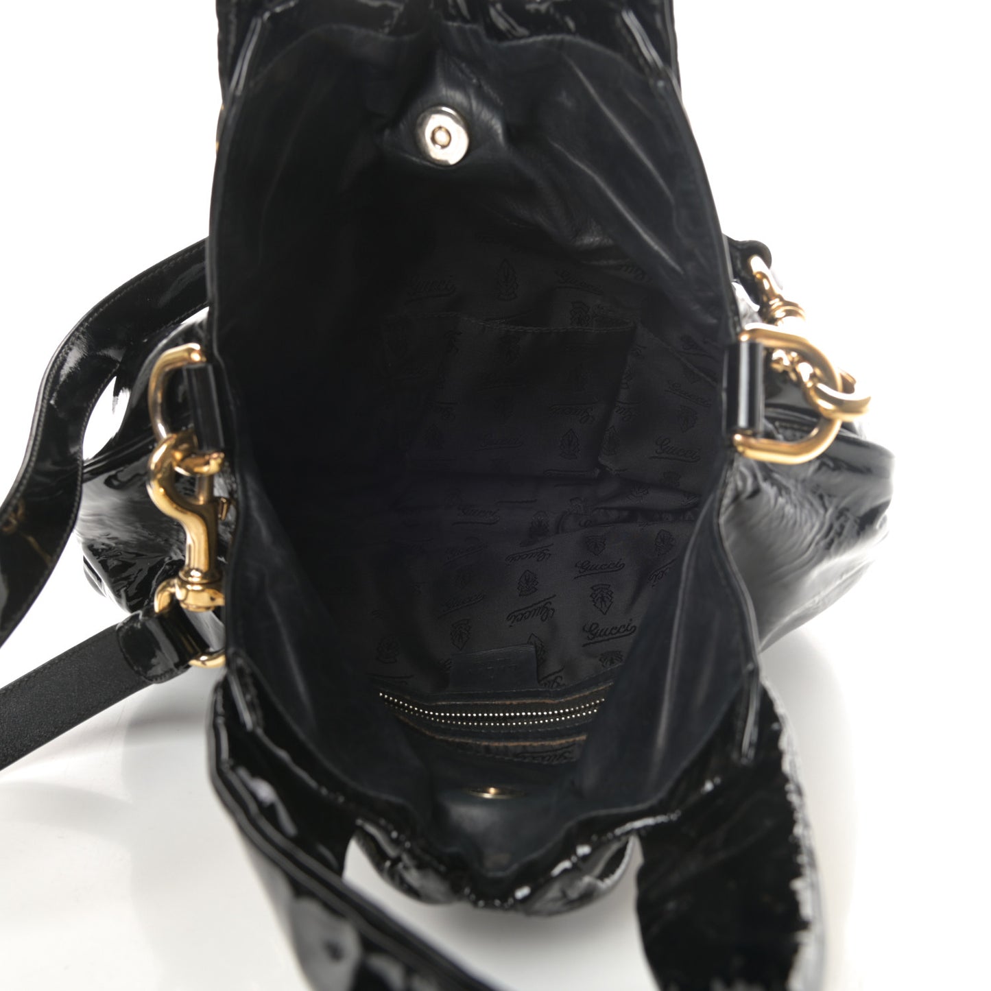 Patent Small Hysteria Tote Black