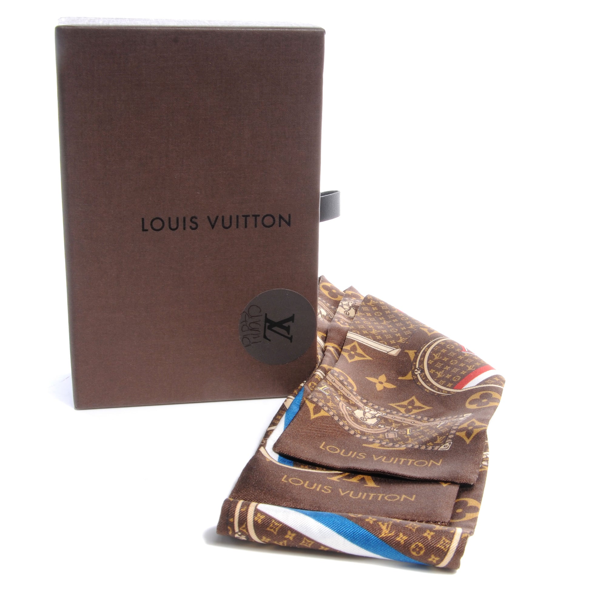 Louis Vuitton Silk Monogram Trunks Bandeau 3 of 5