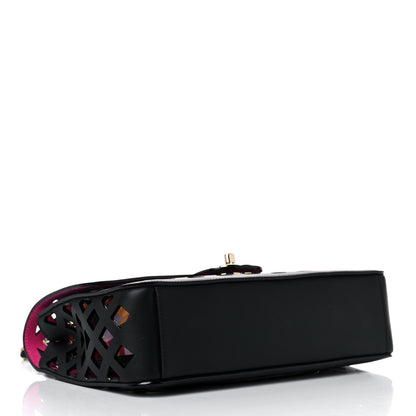 Chanel Lambskin Sea Through Flap Black Multicolor 6 of 16