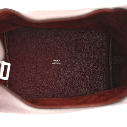 Hermes Taurillon Clemence Picotin Lock 22 MM Rouge Sellier 5 of 10