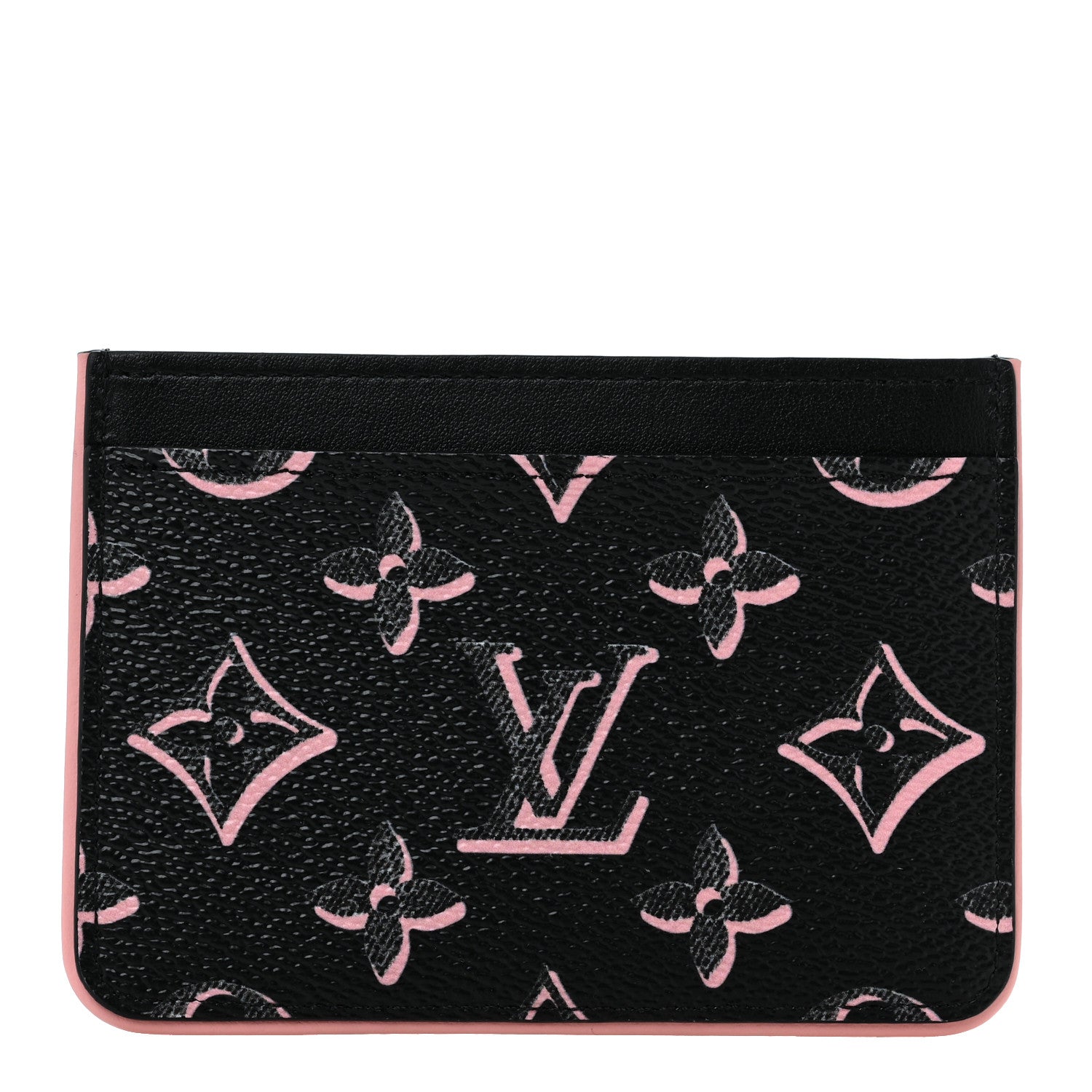 Louis Vuitton Monogram Fall for You LV Side-Up Card Holder Black 1 of 7