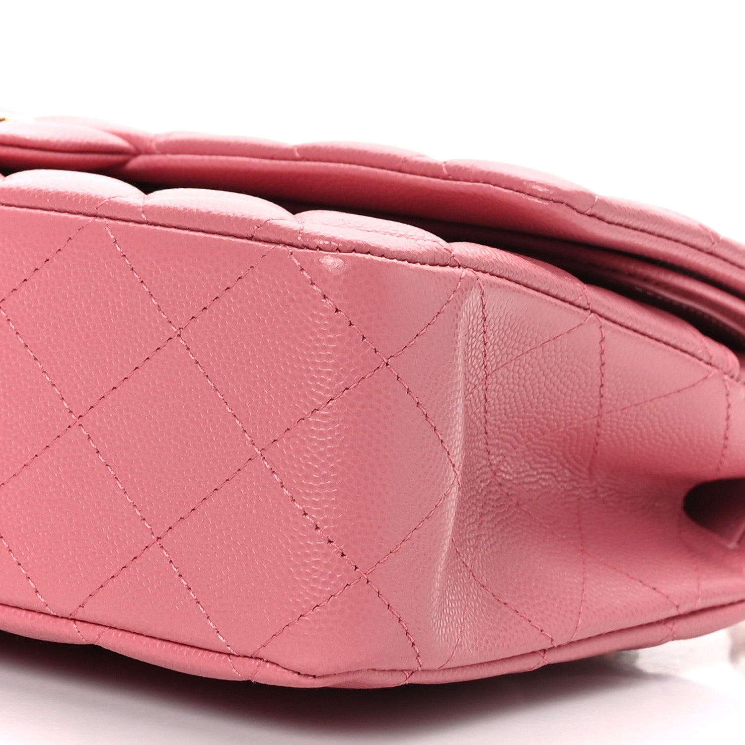 Chanel Caviar Quilted Medium Double Flap Pink 9 of 9