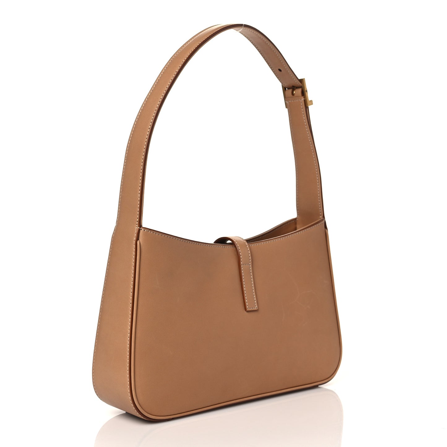 Smooth Calfskin Le 5 A 7 Hobo Brown