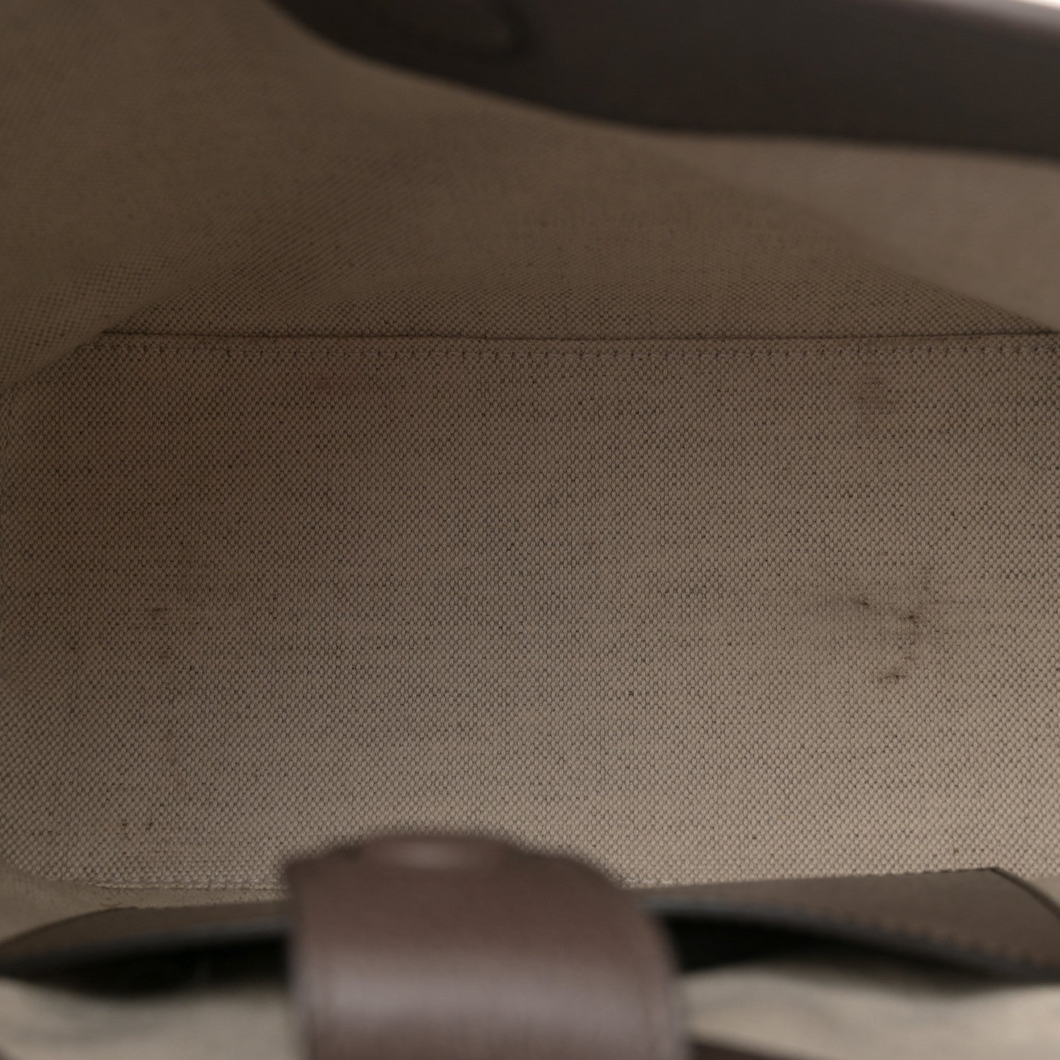 Gucci GG Supreme Monogram Textured Dollar Calfskin Web Small Ophidia Bucket Shoulder Bag Beige Ebony New Acero 5 of 14