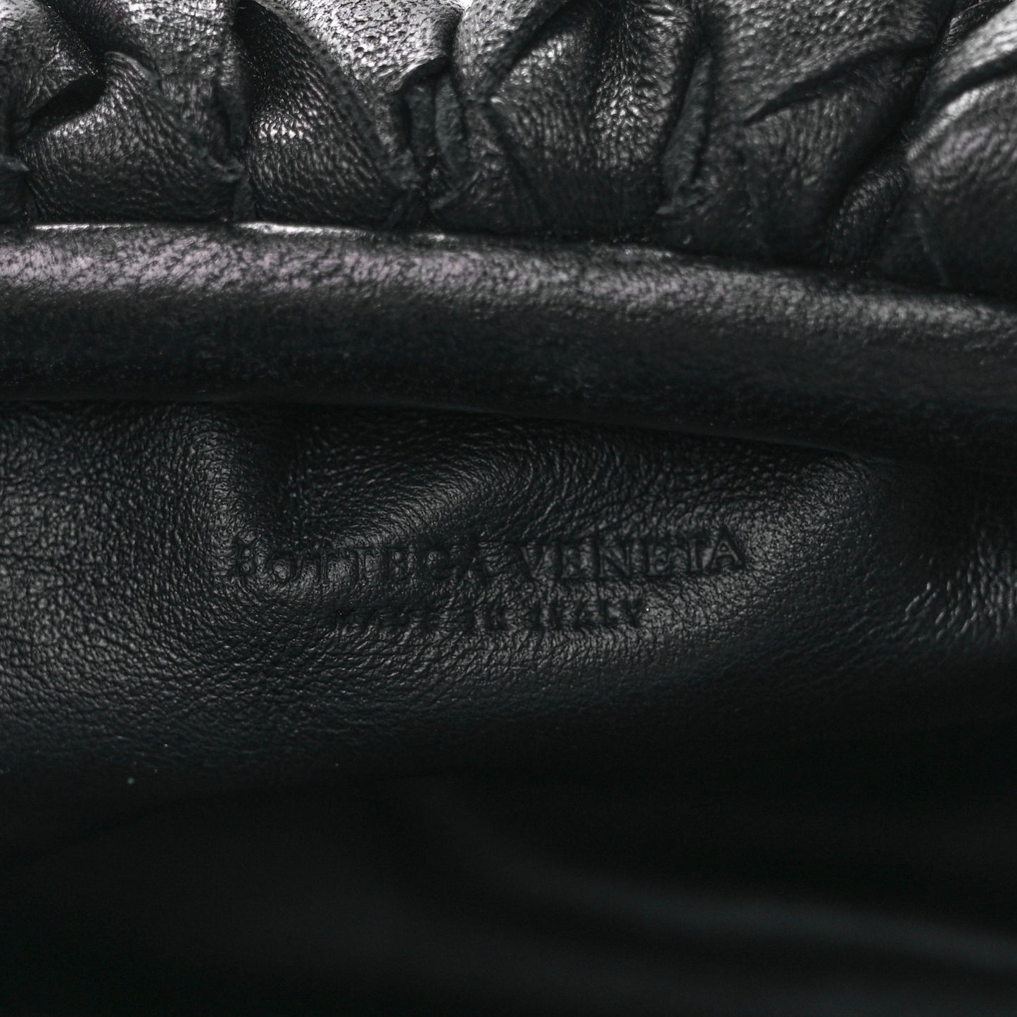Nappa Intrecciato The Mini Pouch Black
