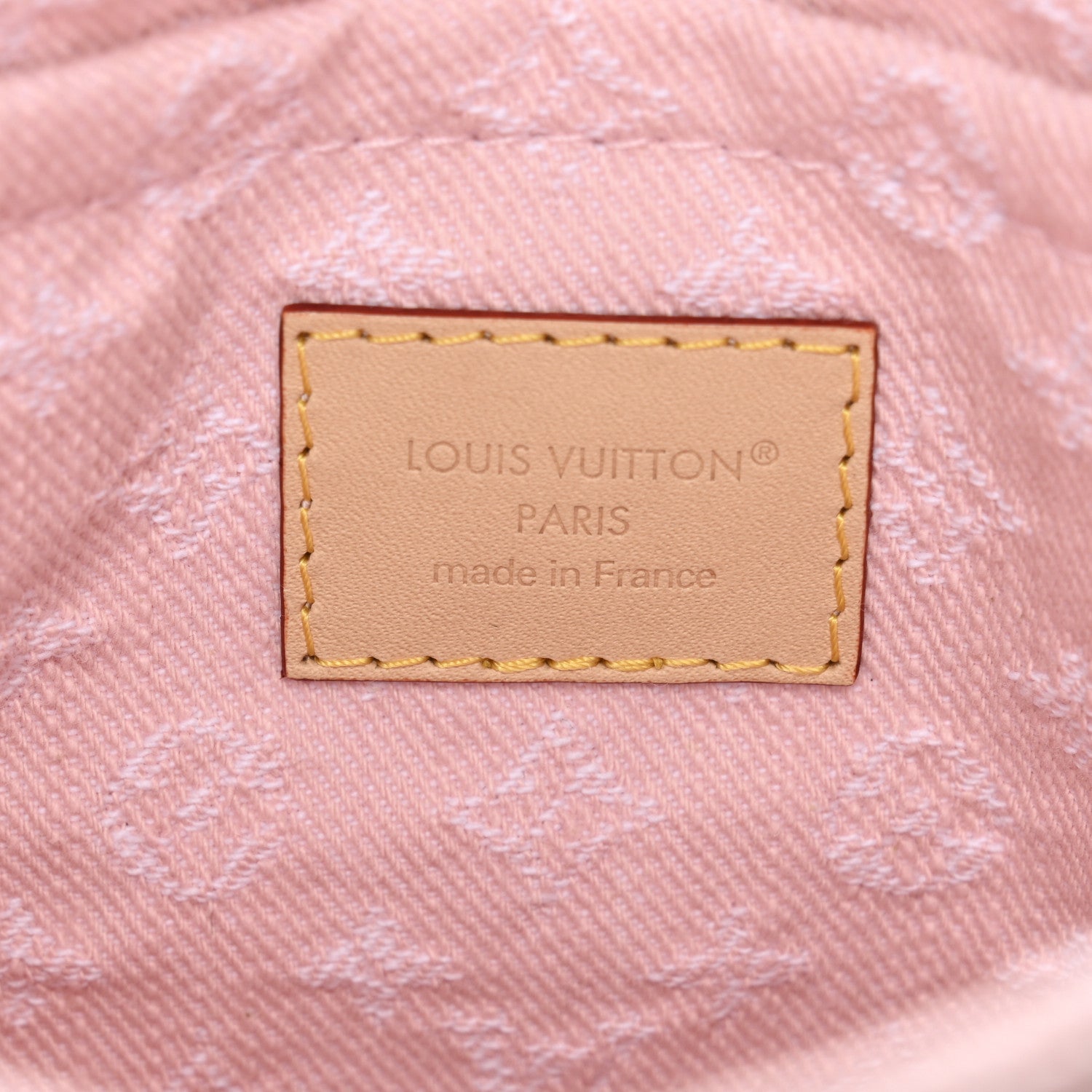 Louis Vuitton Monogram Denim Sunset  Washed Pink 6 of 10