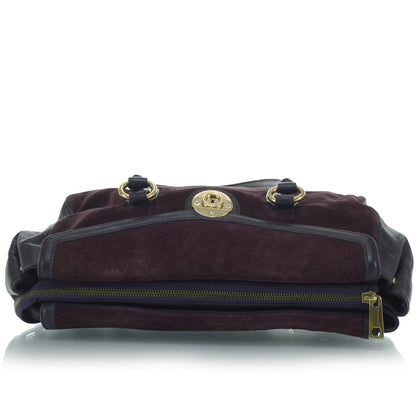 Marc Jacobs Soft Calfskin and Suede Satchel 6 of 13