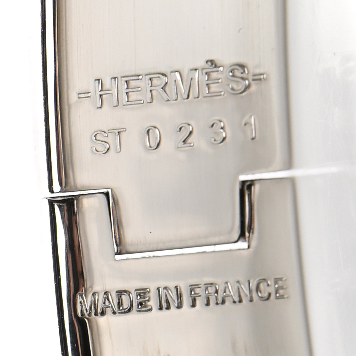 Hermes Enamel Narrow Clic Clac H Bracelet GM Marron Glace 4 of 6