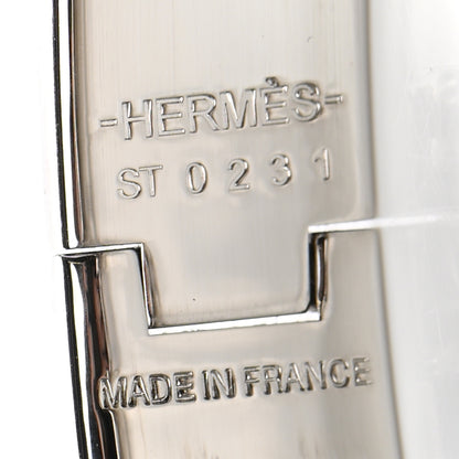 Hermes Enamel Narrow Clic Clac H Bracelet GM Marron Glace 4 of 6