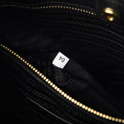 Prada Saffiano Lux Large Tote Black 8 of 11