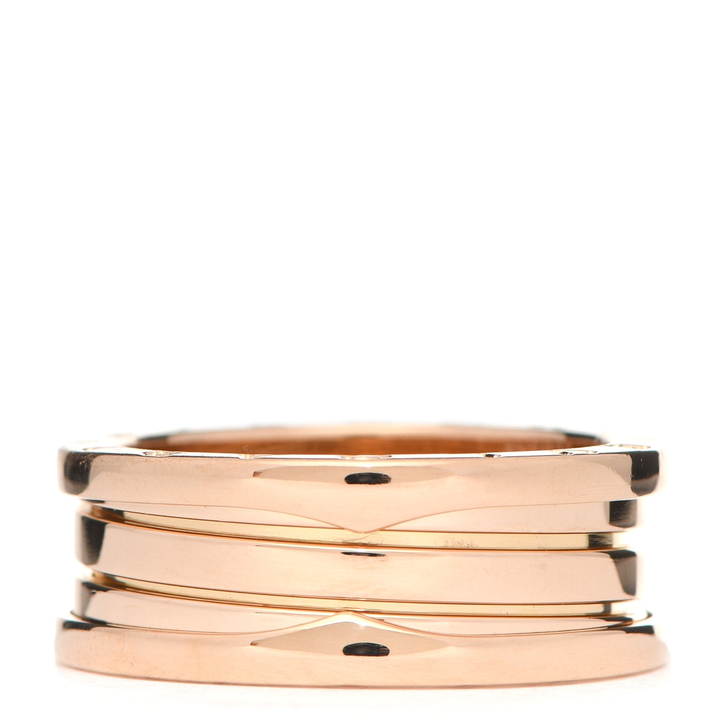 18K Rose Gold B.Zero1 Three-Band Ring 60 9