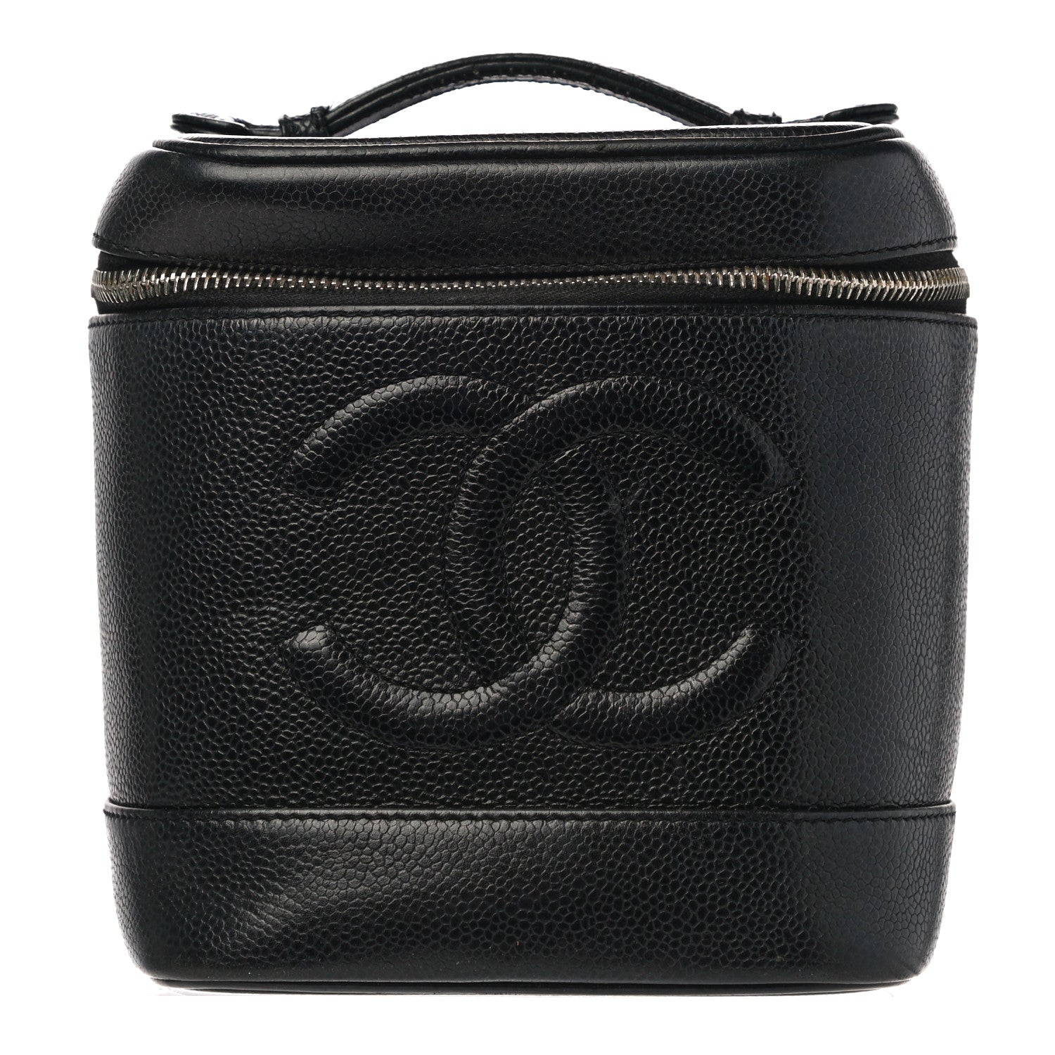Chanel Caviar Vanity Cosmetic Case Black 1 of 21