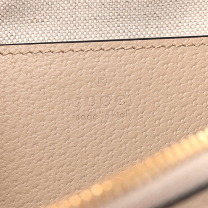 Gucci GG Supreme Monogram Textured Dollar Calfskin Web Small Ophidia Dome Shoulder Beige Mystic White Oatmeal 7 of 11