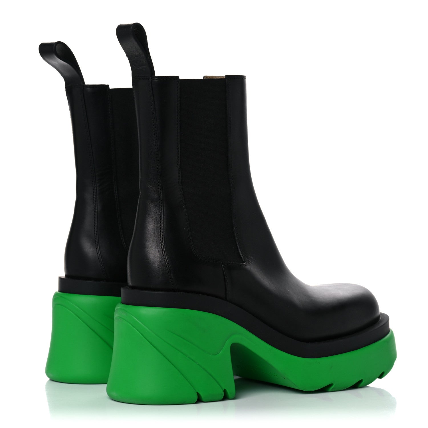 Bottega Veneta Calfskin The Flash Chelsea Boots 39 Black Grass 4 of 17