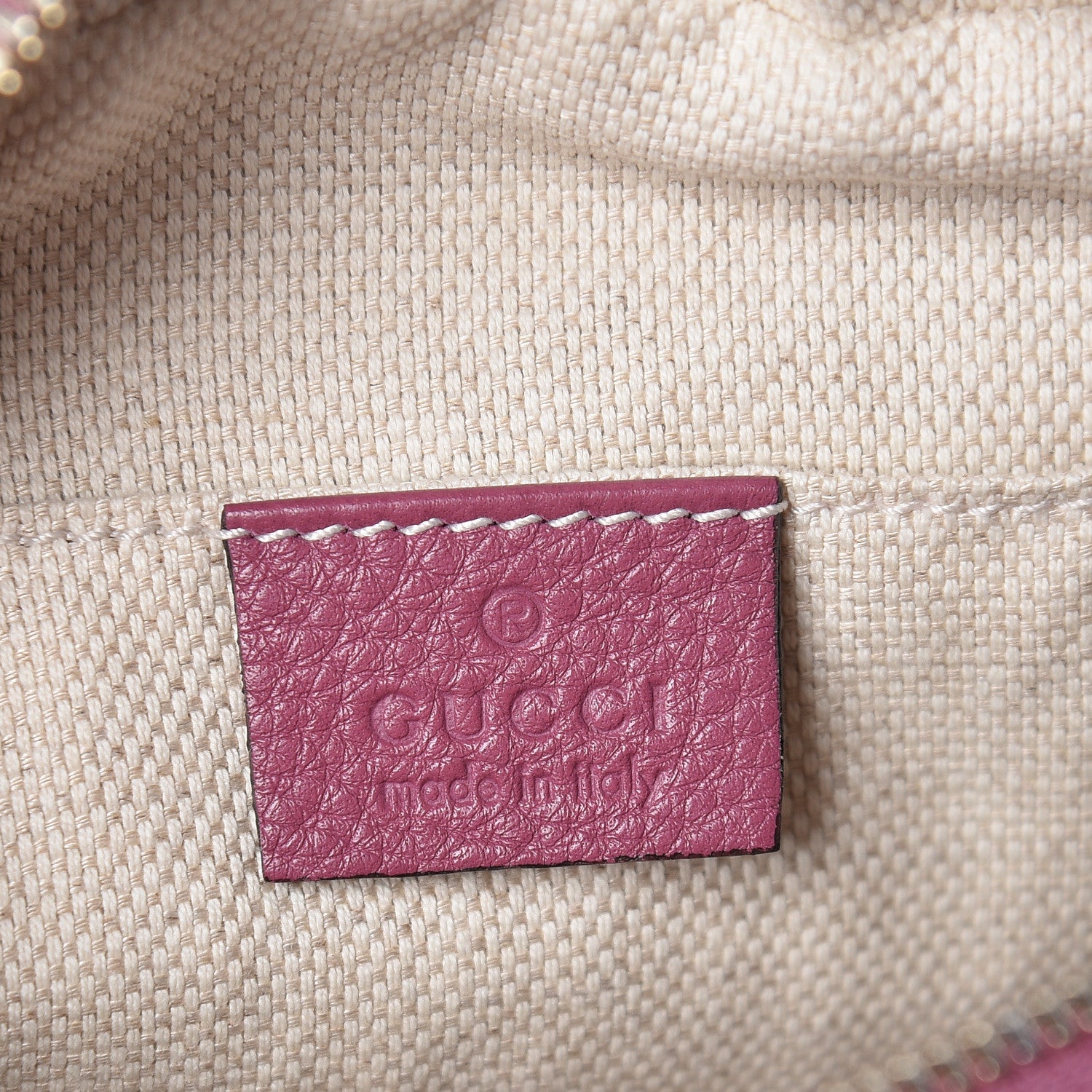 Gucci Pebbled Calfskin Small Soho Disco Bag Peonia Flower 6 of 10