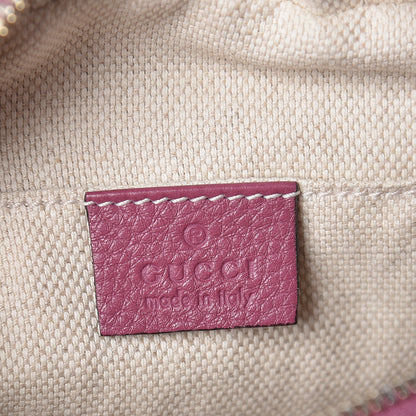 Gucci Pebbled Calfskin Small Soho Disco Bag Peonia Flower 6 of 10