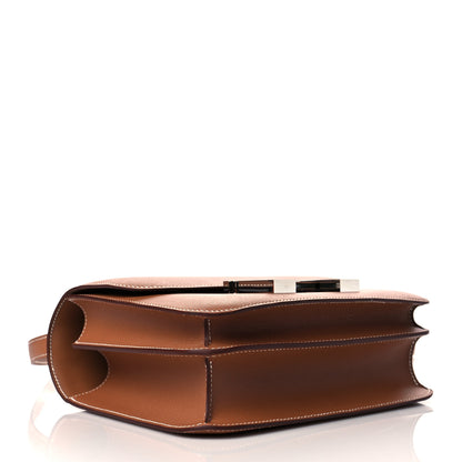 Hermes Grained Monsieur Lizard Constance 24 Gold Ombre 4 of 11