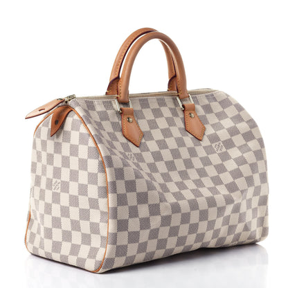 Louis Vuitton Damier Azur Speedy 30 2 of 5