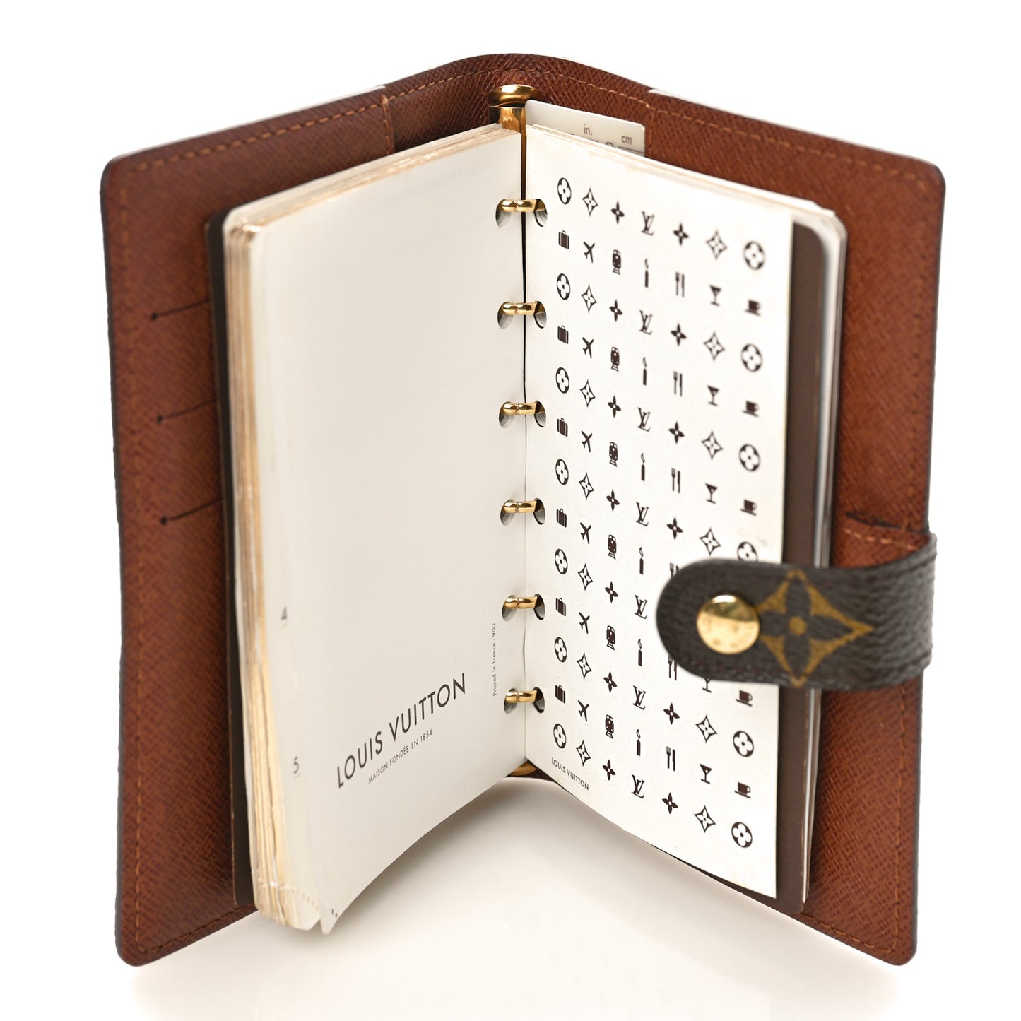 Monogram Panda Small Ring Agenda Cover
