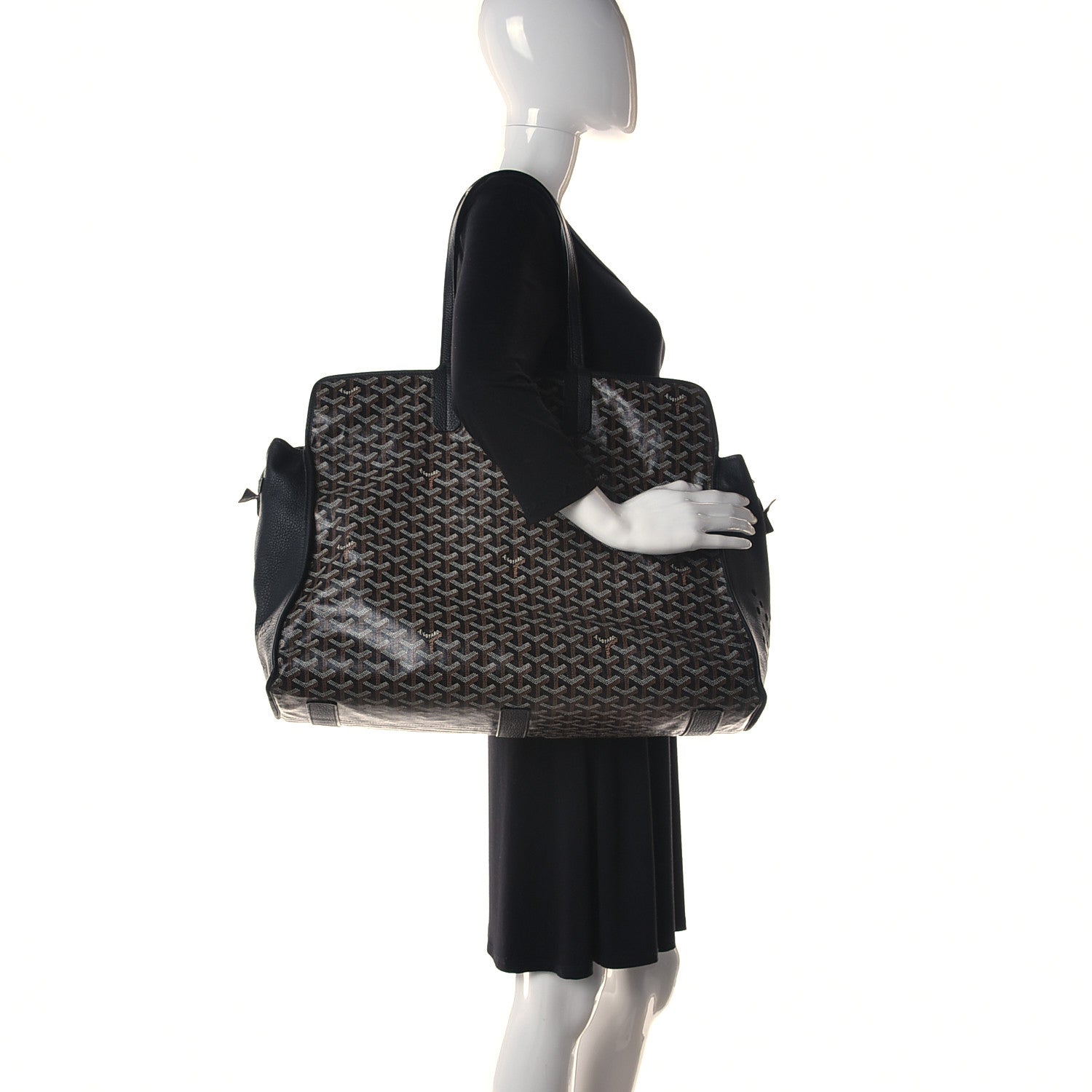 Goyard Goyardine Sac Hardy Pet Carrier GM Black 2 of 25
