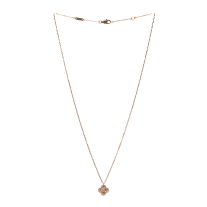 Van Cleef & Arpels 18K Rose Gold Sweet Alhambra Pendant Necklace 3 of 8