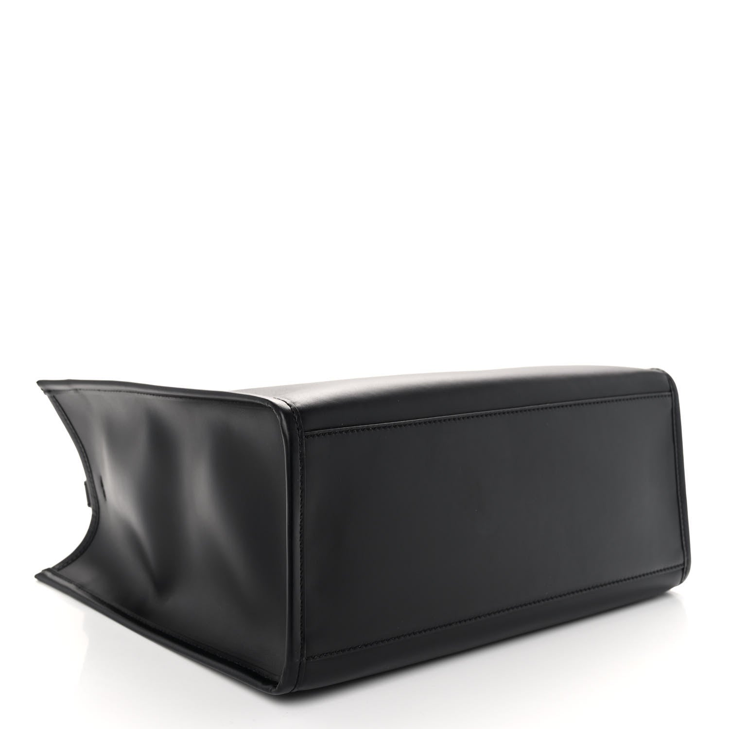 Fendi Vitello King Plexiglass Medium Fendi Sunshine Shopper Tote Black 4 of 8
