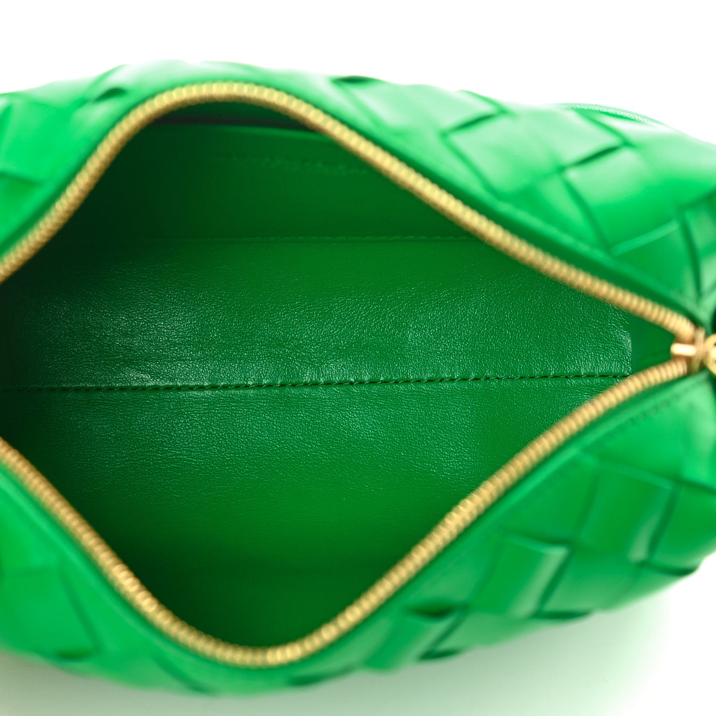 Nappa Intrecciato Mini Loop Camera Bag Parakeet