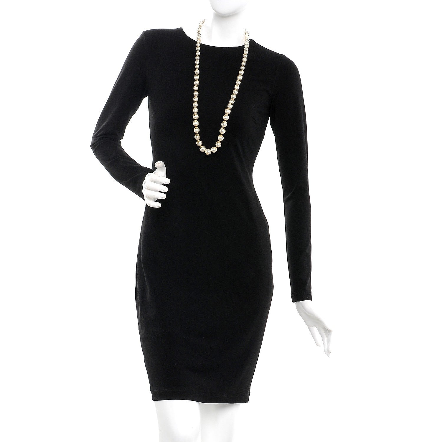 Christian Dior Pearl Mise en Tribal Necklace Gold 2 of 5