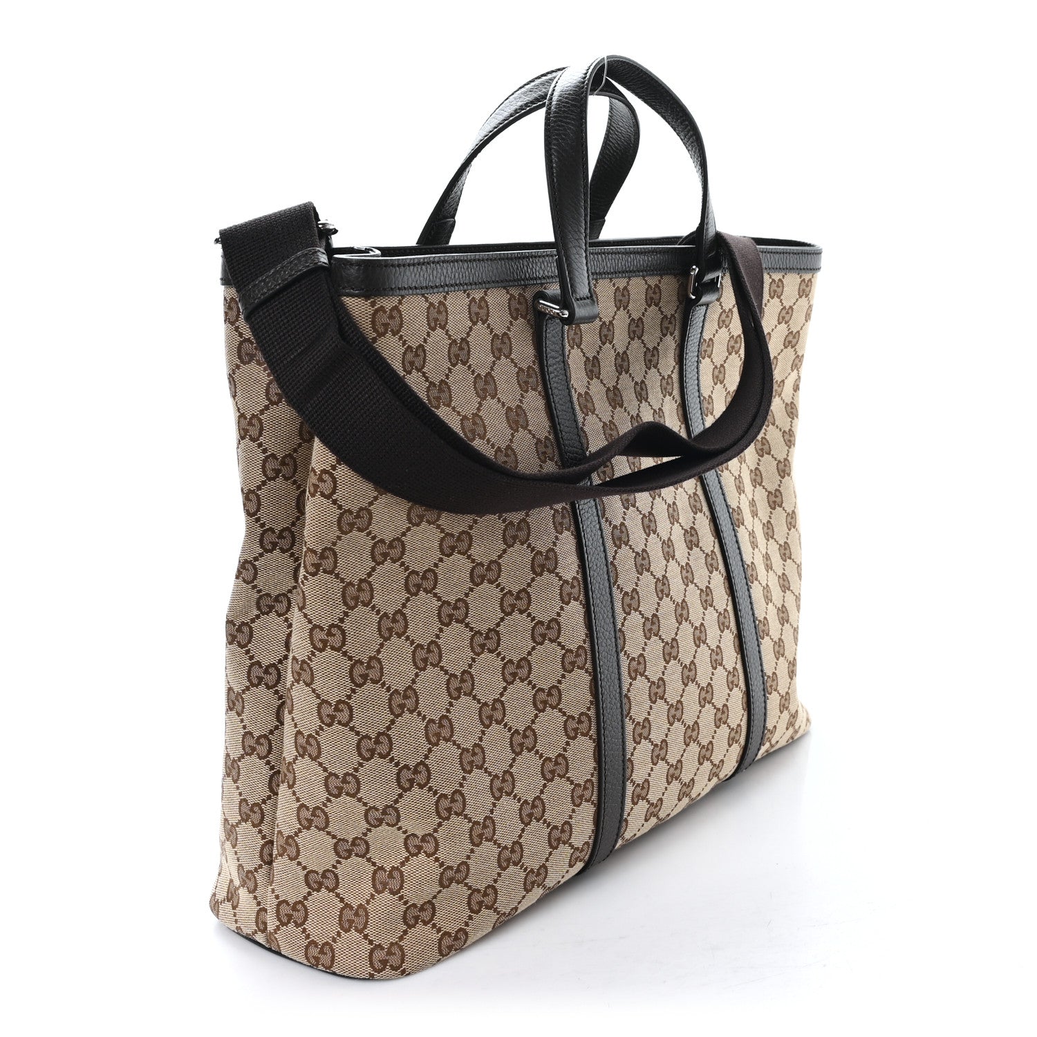 Gucci GG Monogram Large Joy Tote Bag Dark Brown 3 of 10