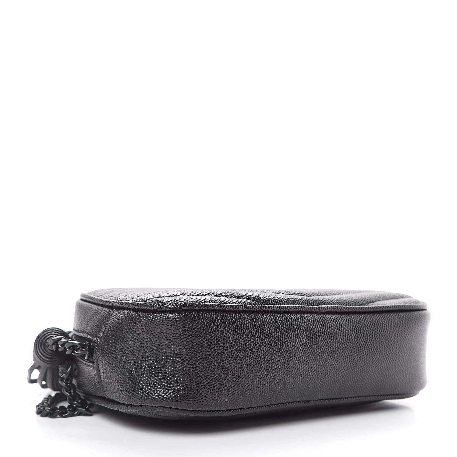 Saint Laurent Grain De Poudre Matelasse Monogram Mini Lou Camera Bag Black 4 of 11