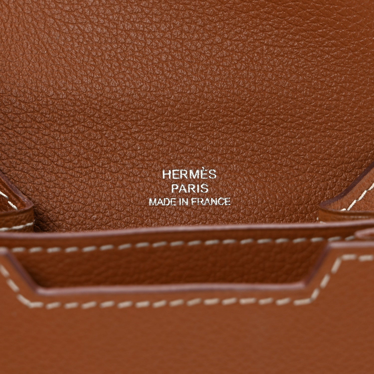 Hermes Swift Evercolor Utility Belt Pouch Gold Rouge H 5 of 8