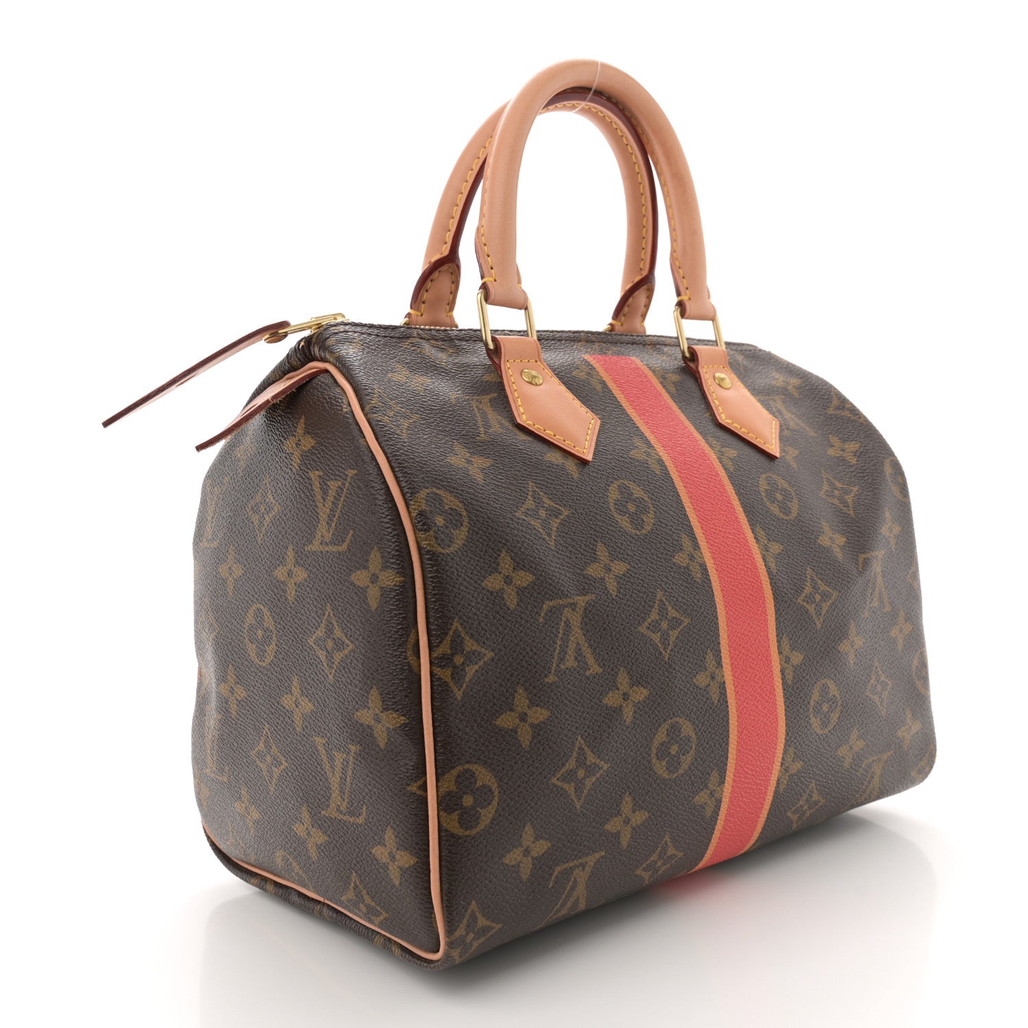 Louis Vuitton Monogram My LV Heritage Speedy 25 Red Yellow 3 of 12