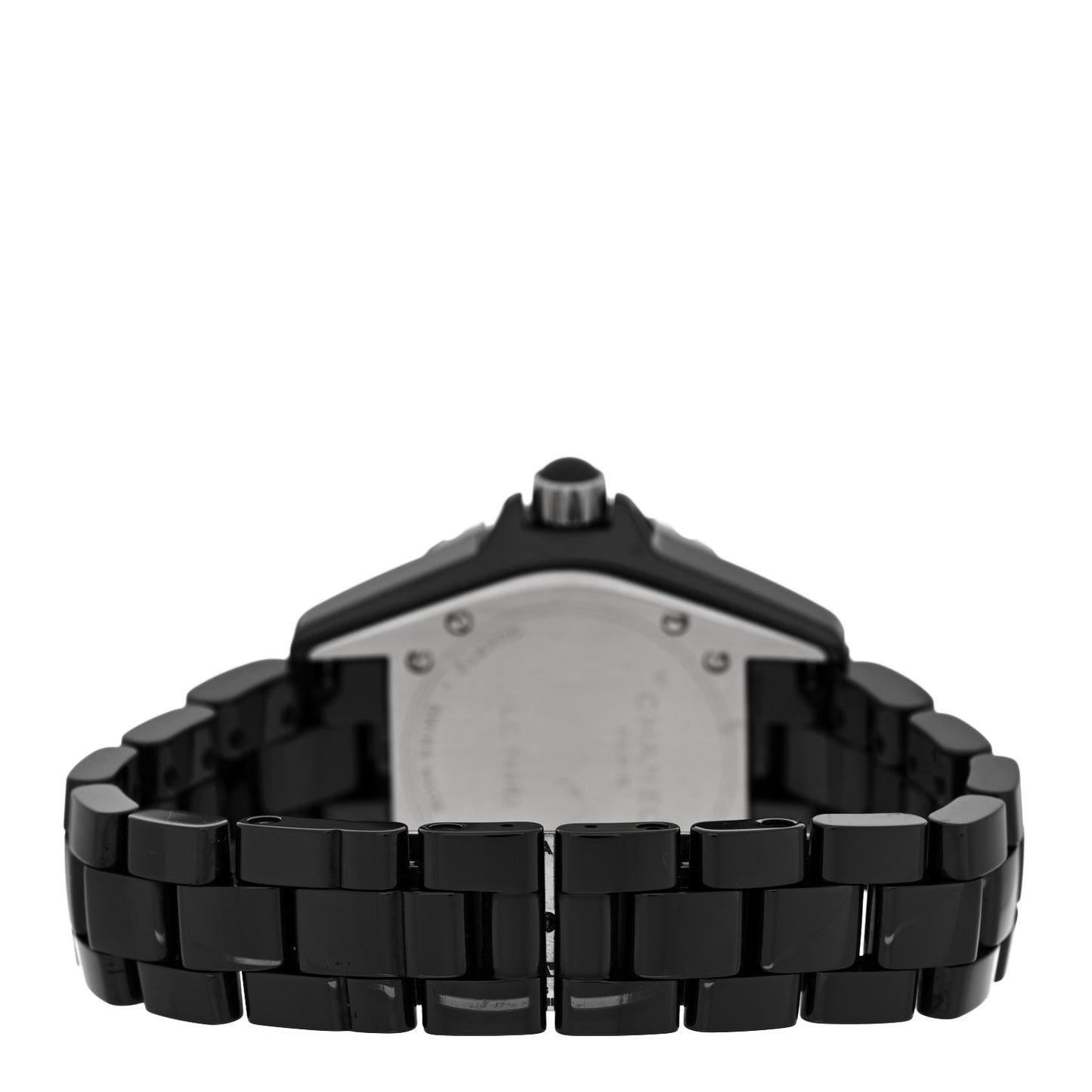Stainless Steel Ceramic 33mm J12 Quartz Watch Black