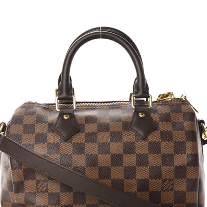 Louis Vuitton Damier Ebene Speedy Bandouliere 25 11 of 12
