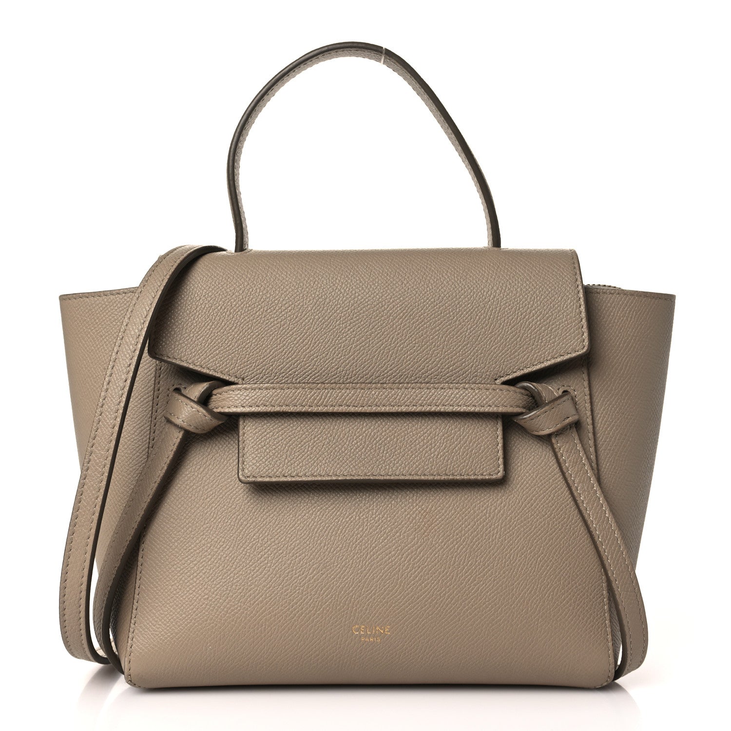 Celine Grained Calfskin Nano Belt Bag Light Taupe 1 of 10