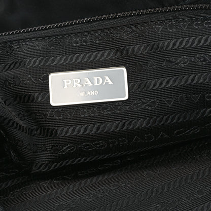 Prada Tessuto Nylon Saffiano Shopping Tote Black 6 of 11