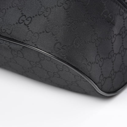 Gucci Nylon Monogram Fanny Pack Belt Bag Black 7 of 11