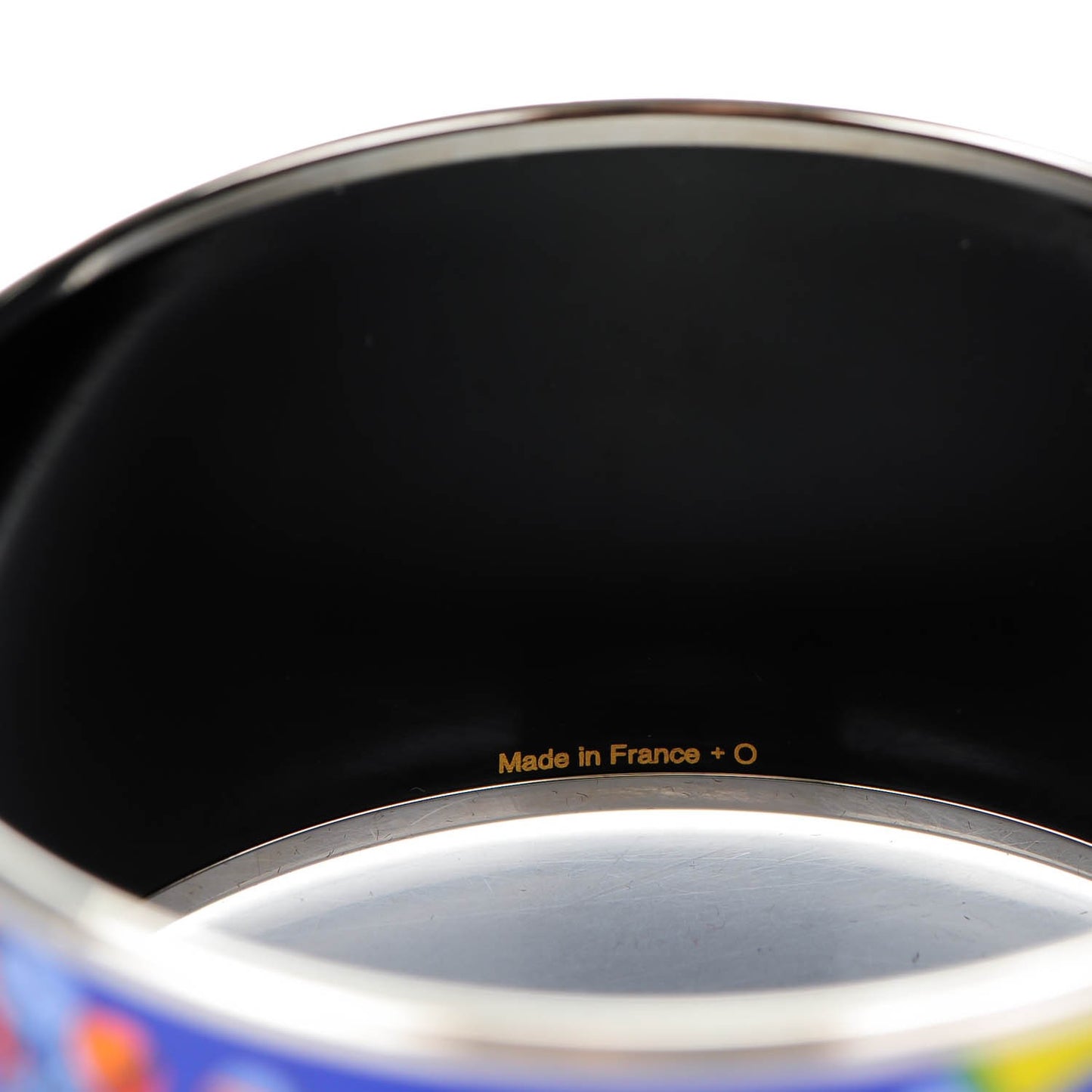 Enamel Printed Extra Wide Concours d'Etrier Bracelet 65