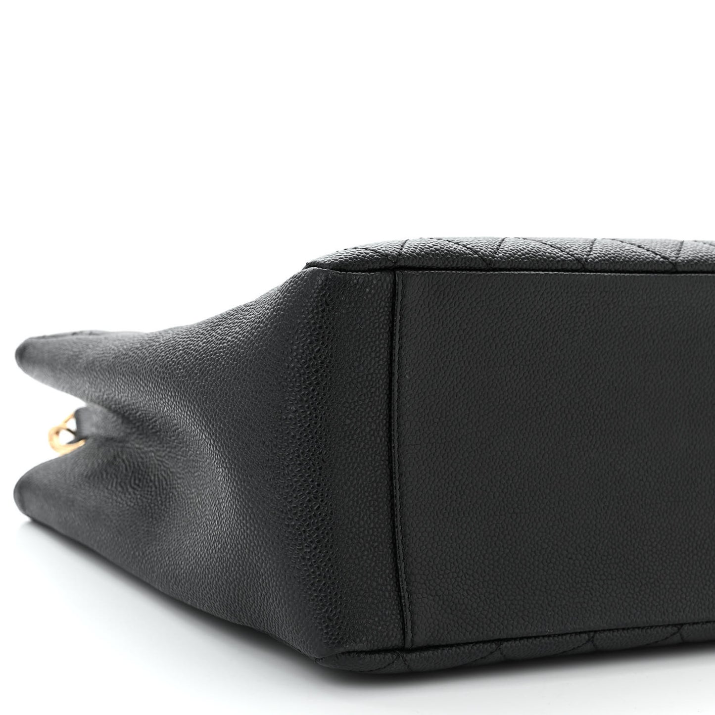 Caviar Quilted Grand Shopping Tote GST Black