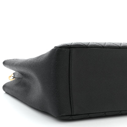 Chanel Caviar Quilted Grand Shopping Tote GST Black 9 of 10