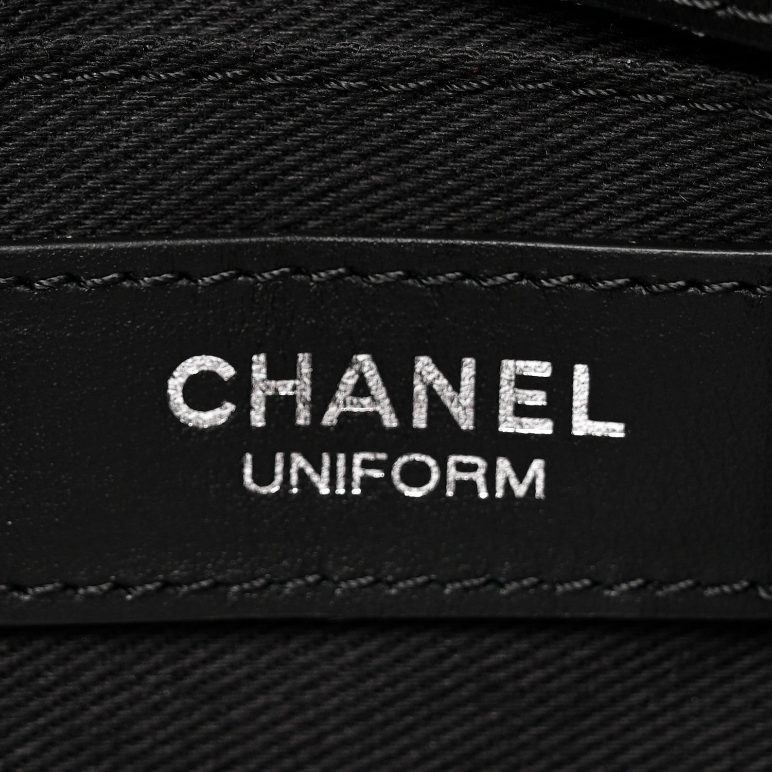 Chanel Calfskin Quilted CC Uniform Flap Belt Bag Black 6 of 10