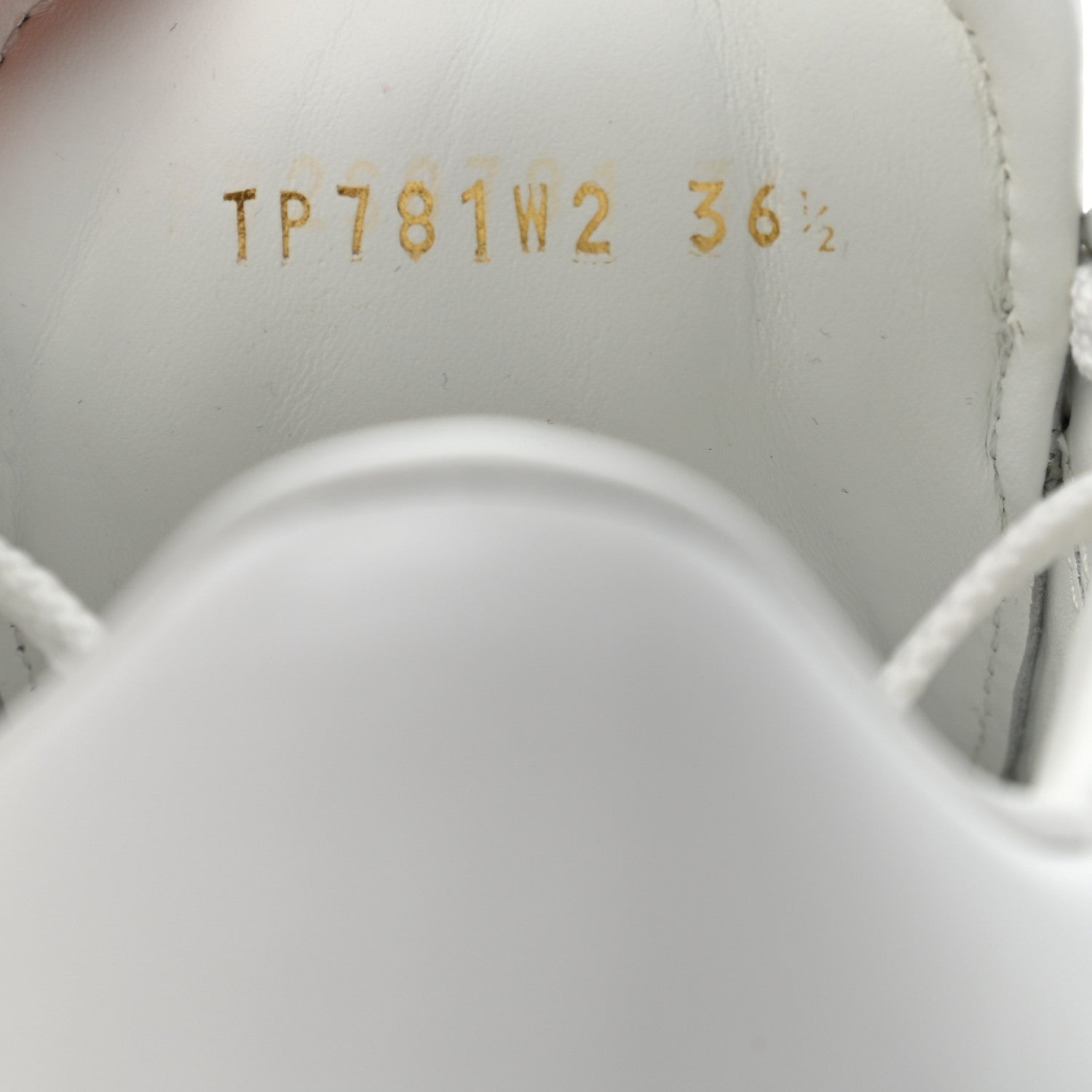 Valentino Garavani Calfskin Rockstud Open Sneakers 36.5 White Silver 7 of 8