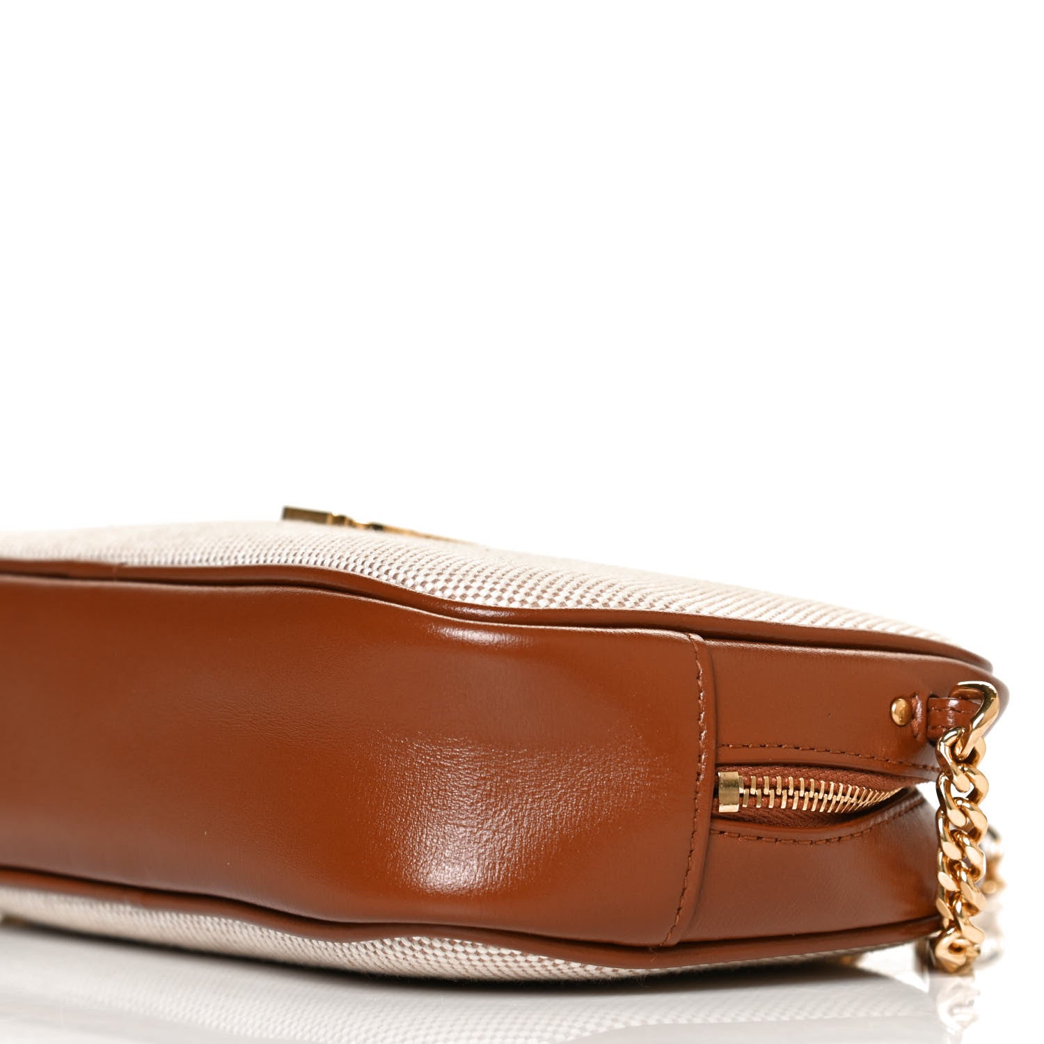 Saint Laurent Cotton Monogram Mini Lou Camera Bag Beige Brick 10 of 10