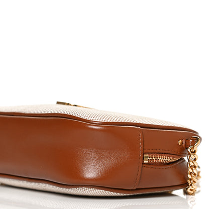 Saint Laurent Cotton Monogram Mini Lou Camera Bag Beige Brick 10 of 10