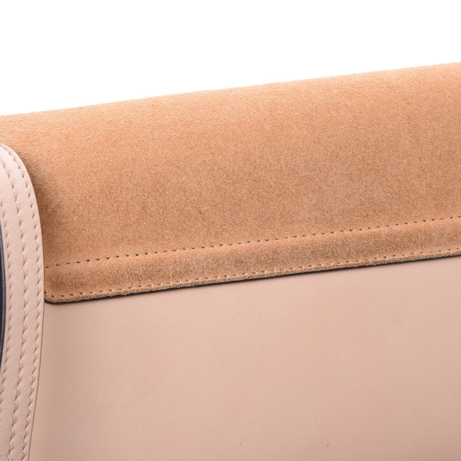 Chloe Suede Calfskin Small Faye Shoulder Bag Cement Pink 5 of 9